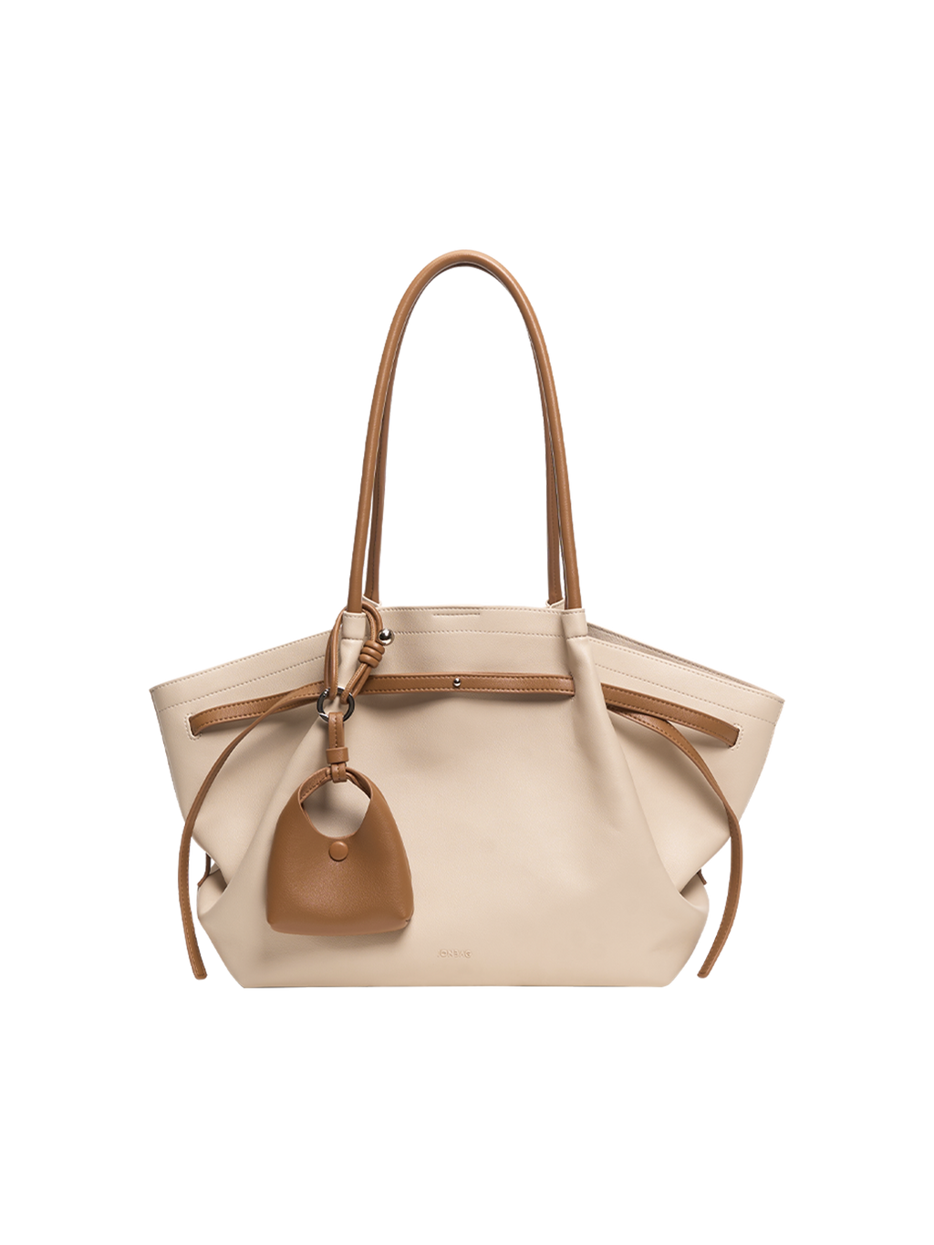 Color-Block Strap Tote
