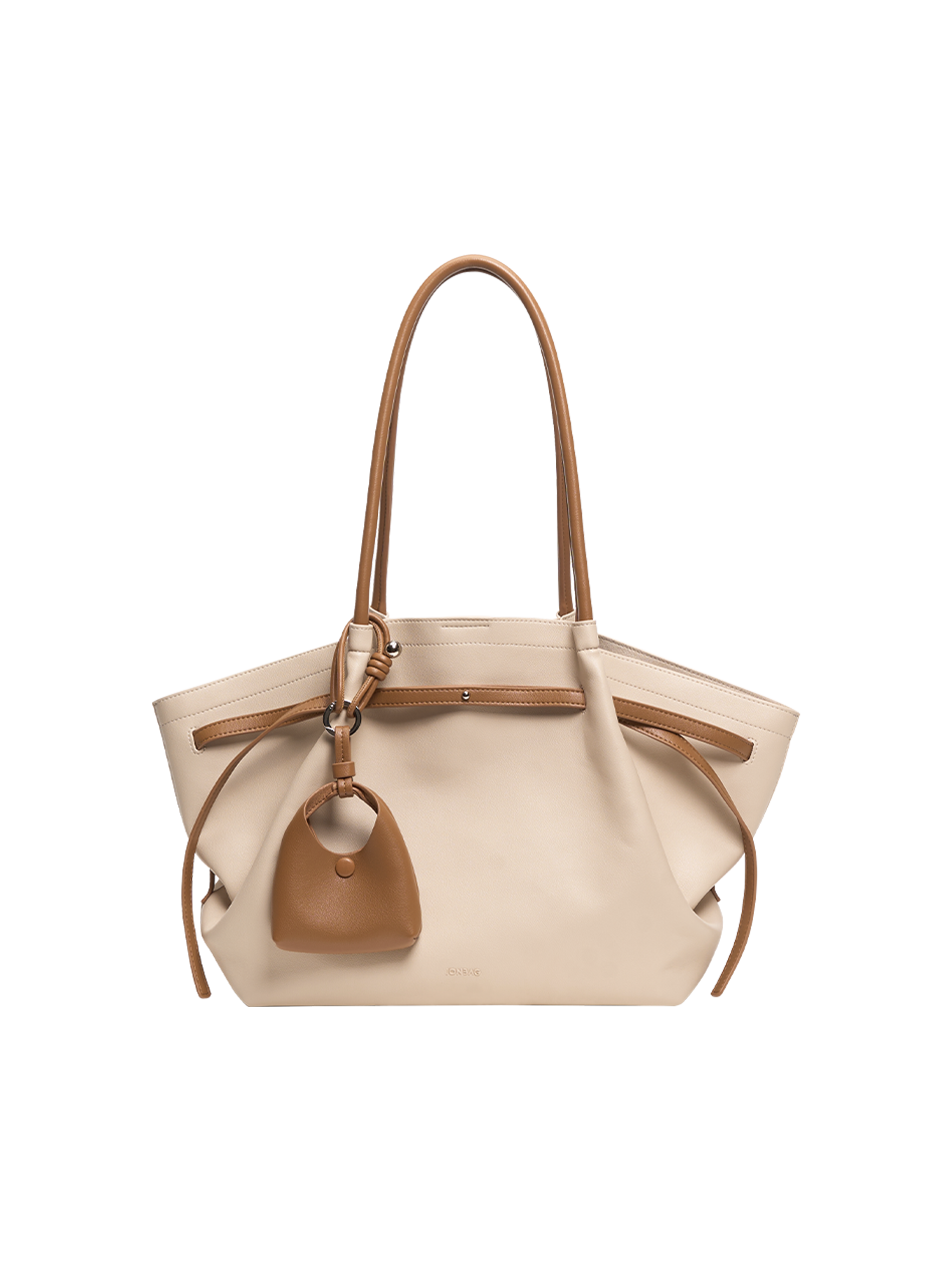 Color-Block Strap Tote