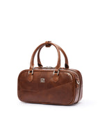 Small Vintage Patchwork Boston Bag