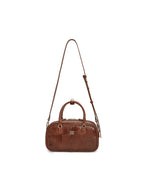 Small Vintage Patchwork Boston Bag