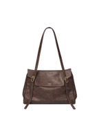 Burnished Briefcase-brown