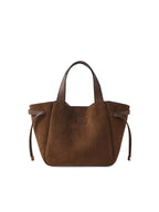 Genuine Leather Market Basket Bag