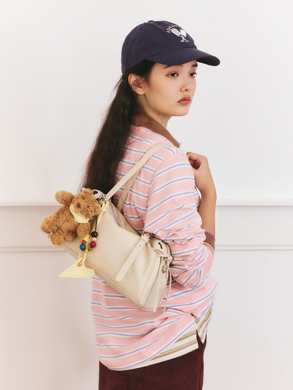 Bow Accent Pillow Boston Bag