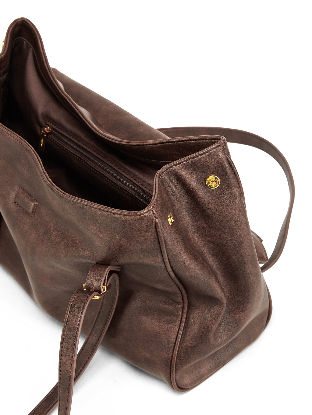 Burnished Briefcase-brown