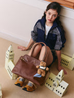 Vintage Handheld Tote Bag