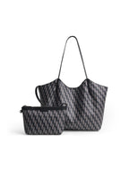 Geometric Monogram Tote Bag