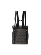 Geometric Monogram Backpack with Pin Buckle