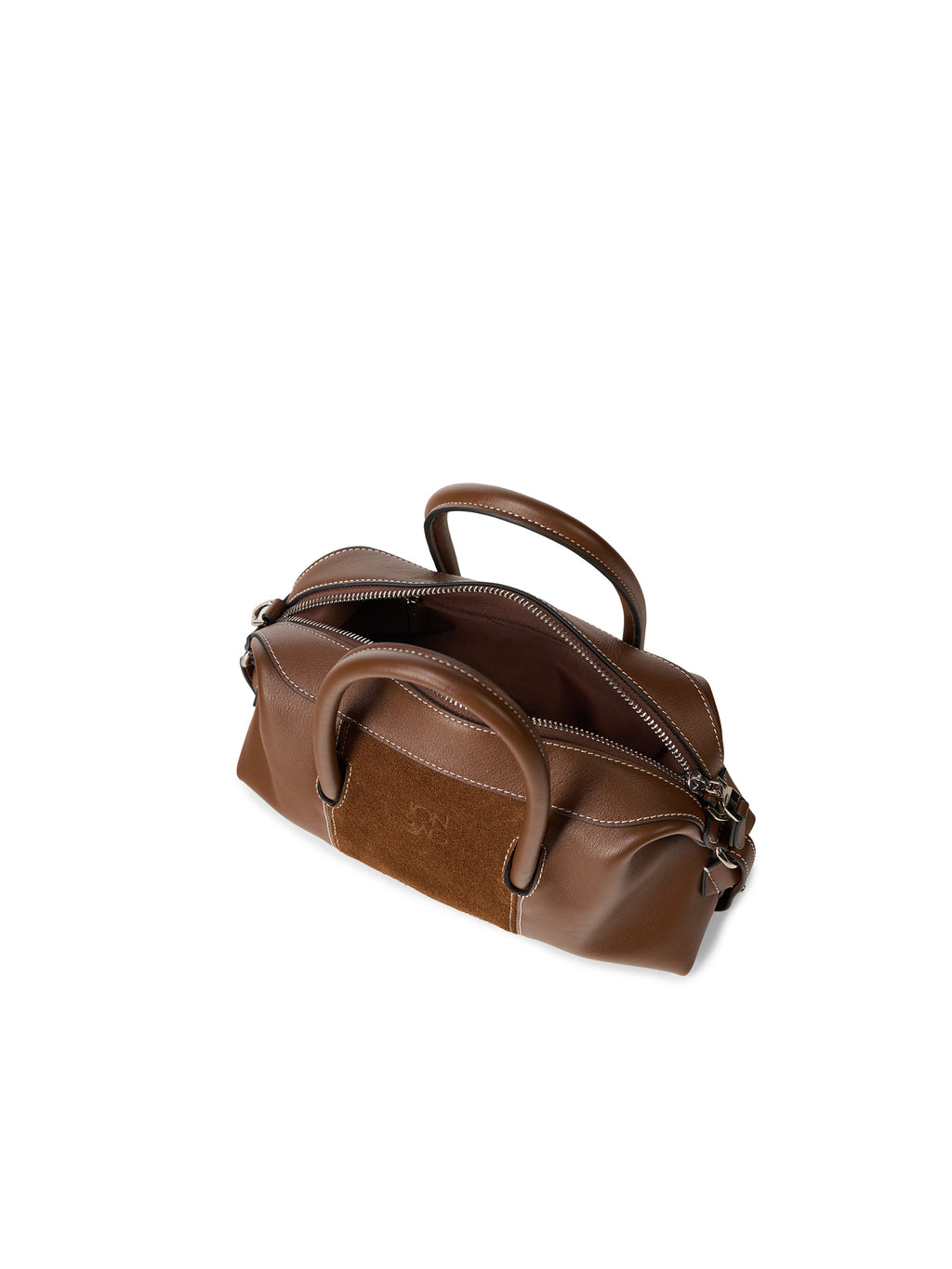 Vintage Genuine Leather Boston Bag