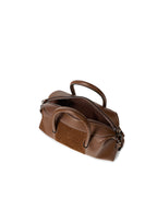 Vintage Genuine Leather Boston Bag