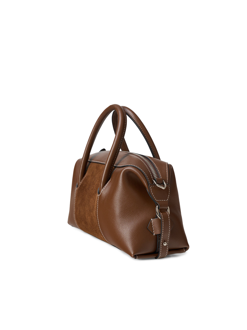 Vintage Genuine Leather Boston Bag