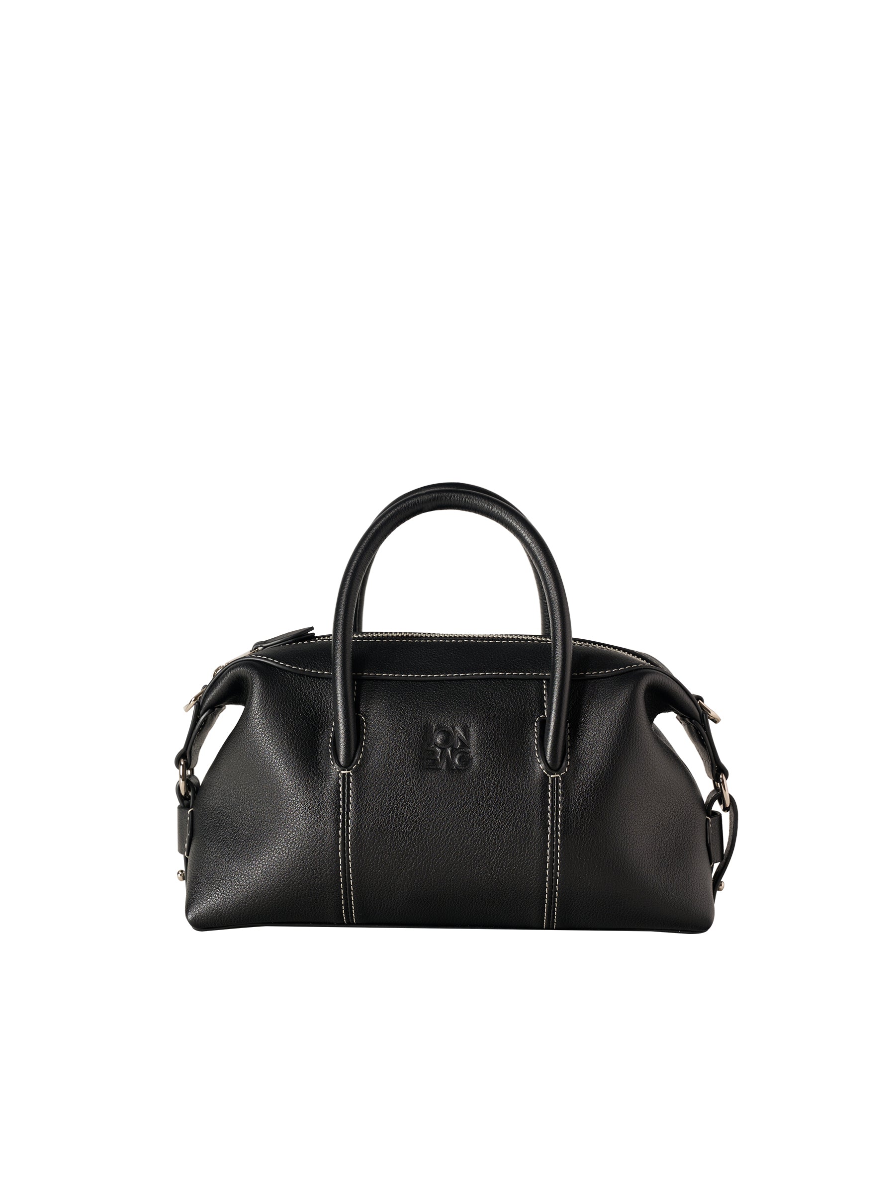 Vintage Genuine Leather Boston Bag