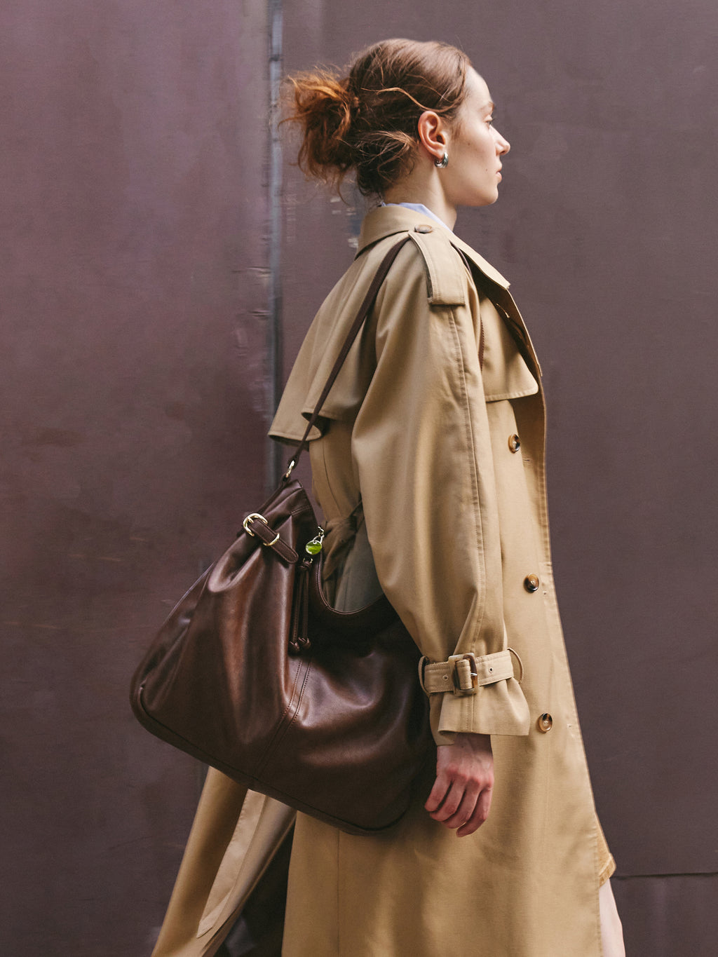 Commuter Pleated Tote Bag