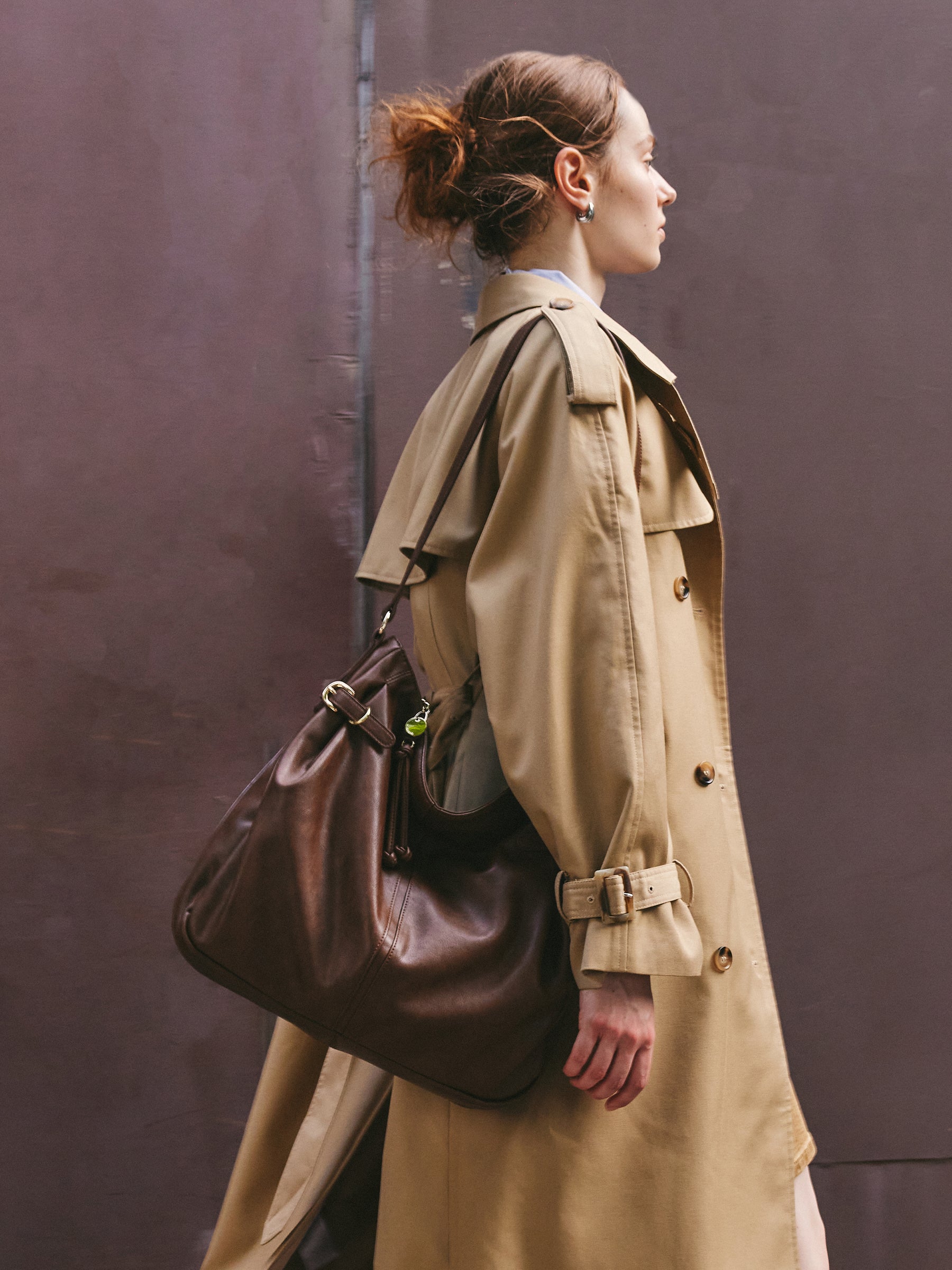 Commuter Pleated Tote Bag