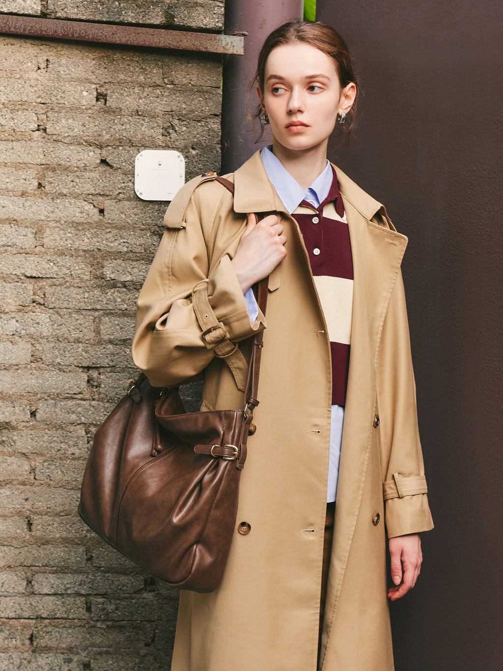 Commuter Pleated Tote Bag