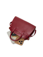 Large Genuine Leather Kelly Bag