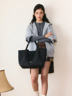 Commuter Tote Bag with Tie