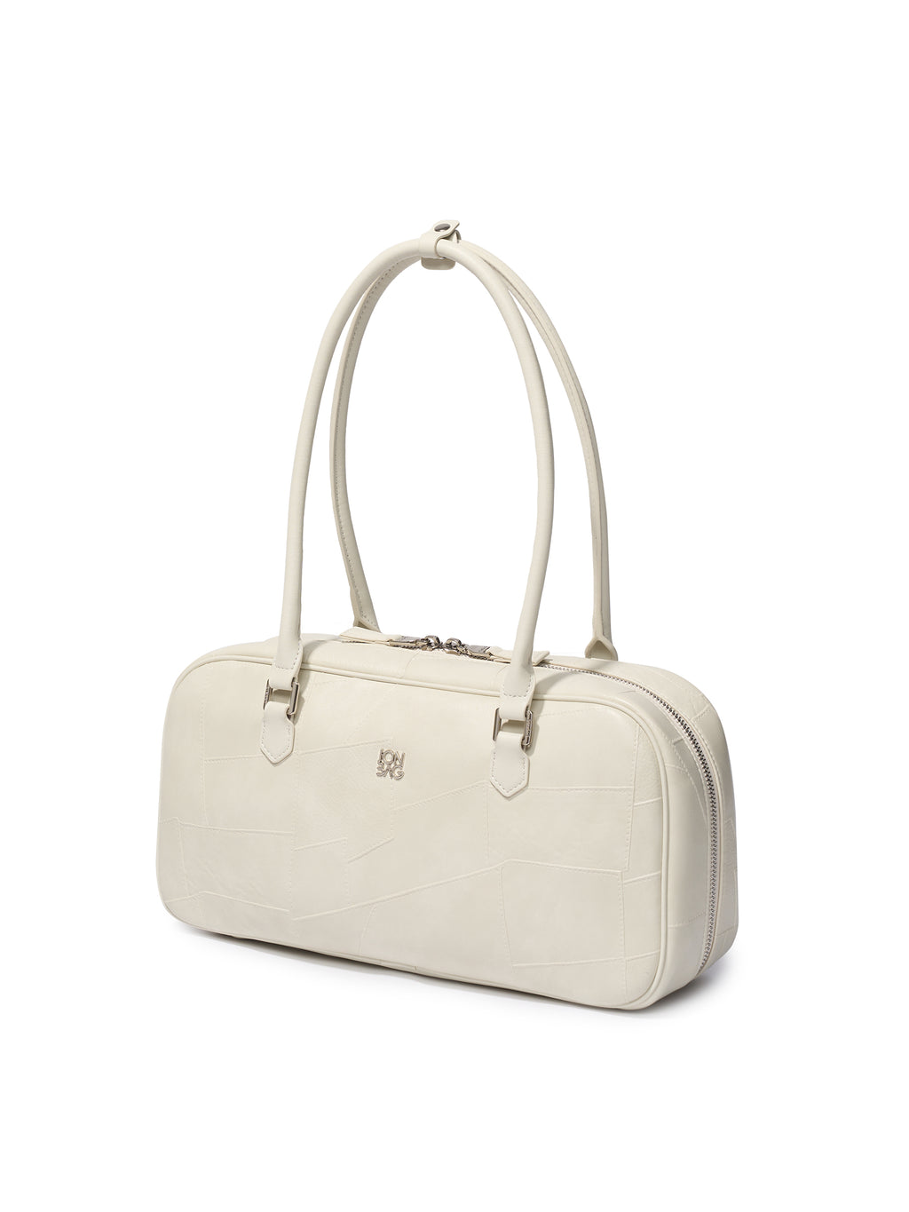 Retro Patchwork Boston Bag